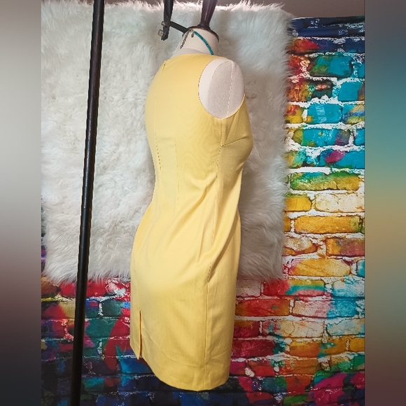 Anne Klein Yellow Jacket and Dress Suit New With Tags Size 4P - Picture 9 of 14